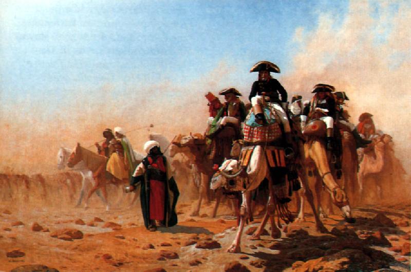 Jean Leon Gerome Napoleon and his General Staff in Egypt Germany oil painting art